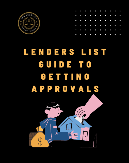 Lenders list ebook cover