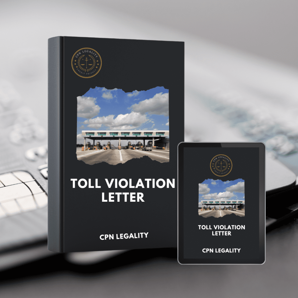 TOLL VIOLATION LETTER