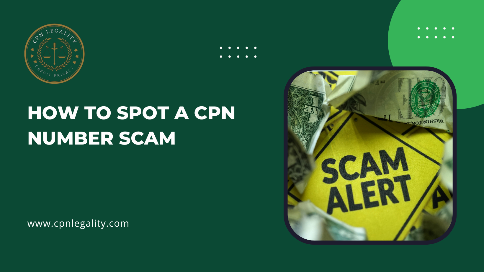 How to Spot a CPN Number Scam